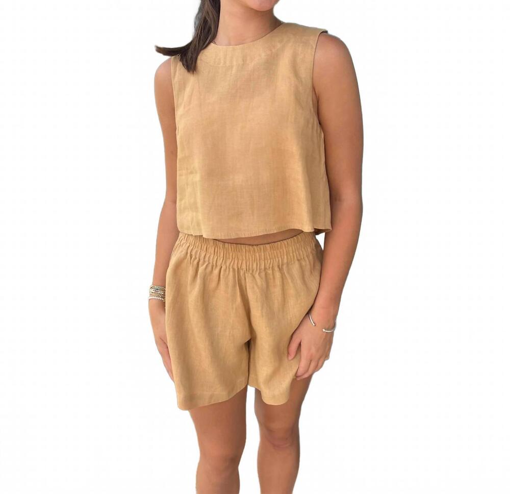 NEW LIVRO crop top in bean